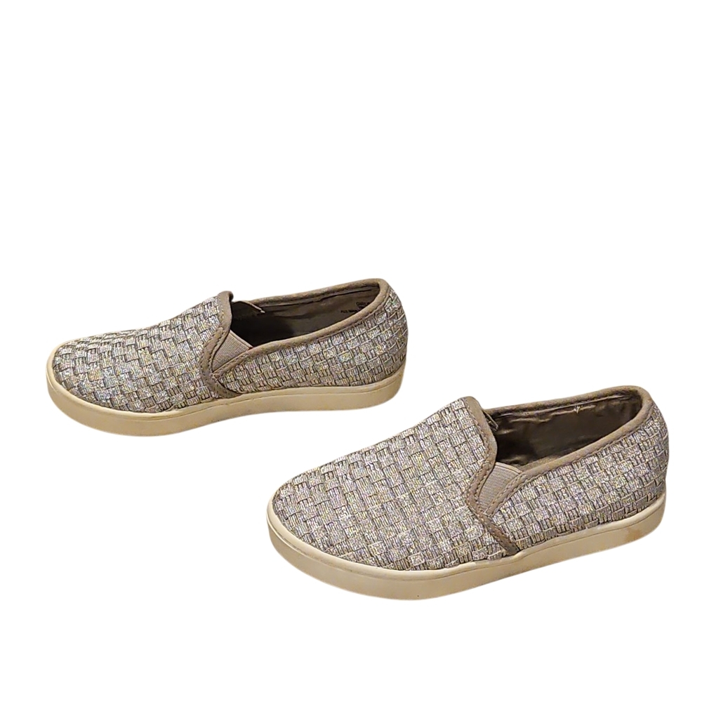 Report Silver/Gray Slip-On Shoes